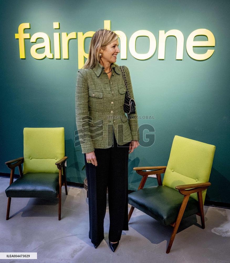Queen Maxima Visits Fairphone - Amsterdam