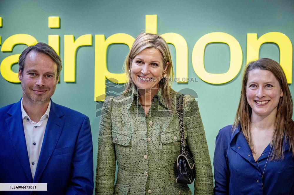 Queen Maxima Visits Fairphone - Amsterdam