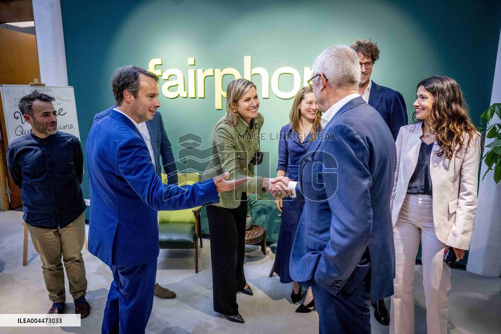 Queen Maxima Visits Fairphone - Amsterdam