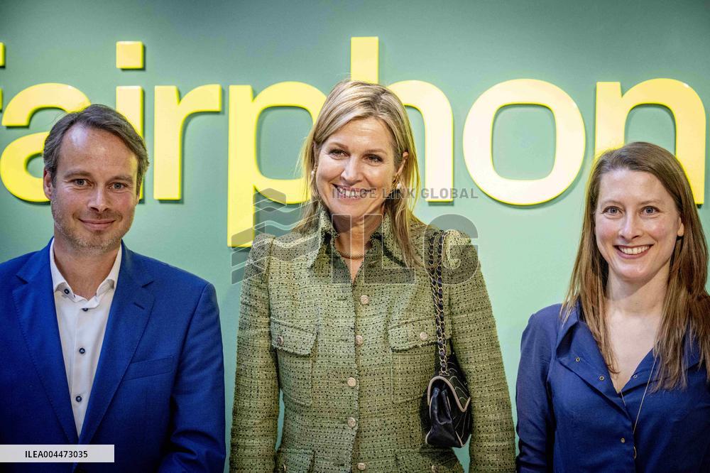 Queen Maxima Visits Fairphone - Amsterdam