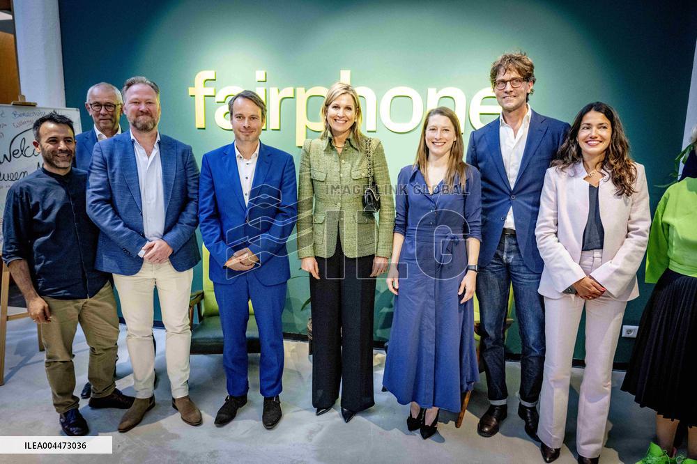 Queen Maxima Visits Fairphone - Amsterdam