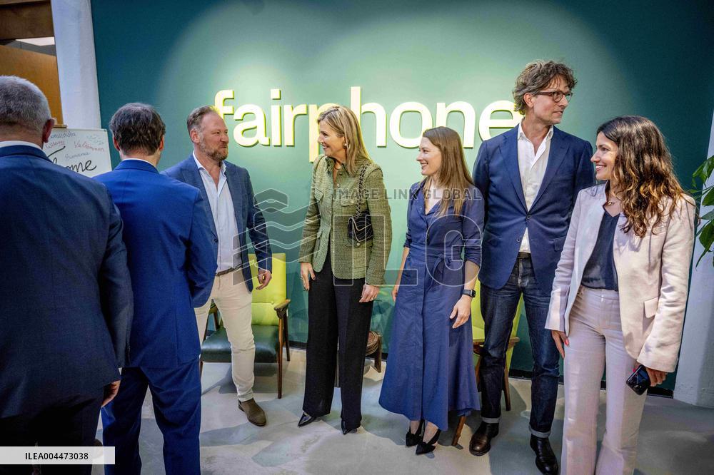Queen Maxima Visits Fairphone - Amsterdam