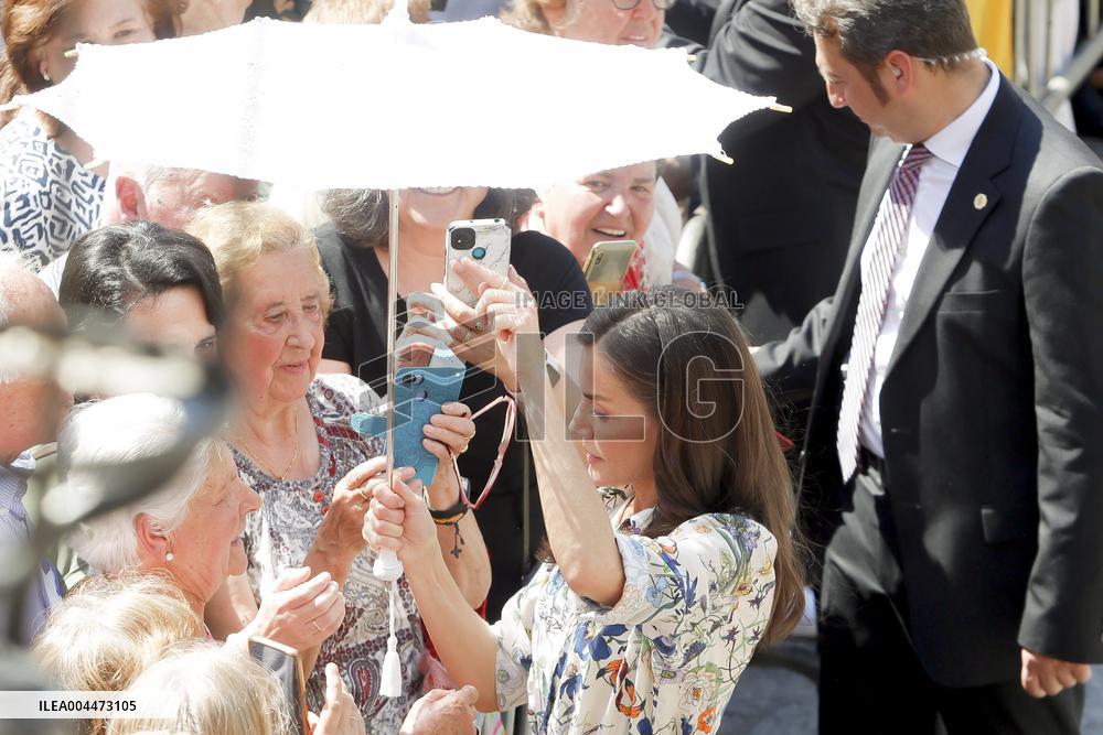 Spanish Royals Visit Guadalupe Village - Spain