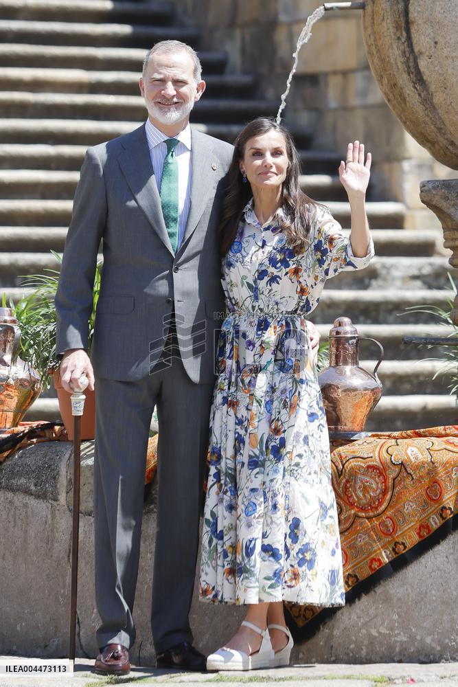Spanish Royals Visit Guadalupe Village - Spain