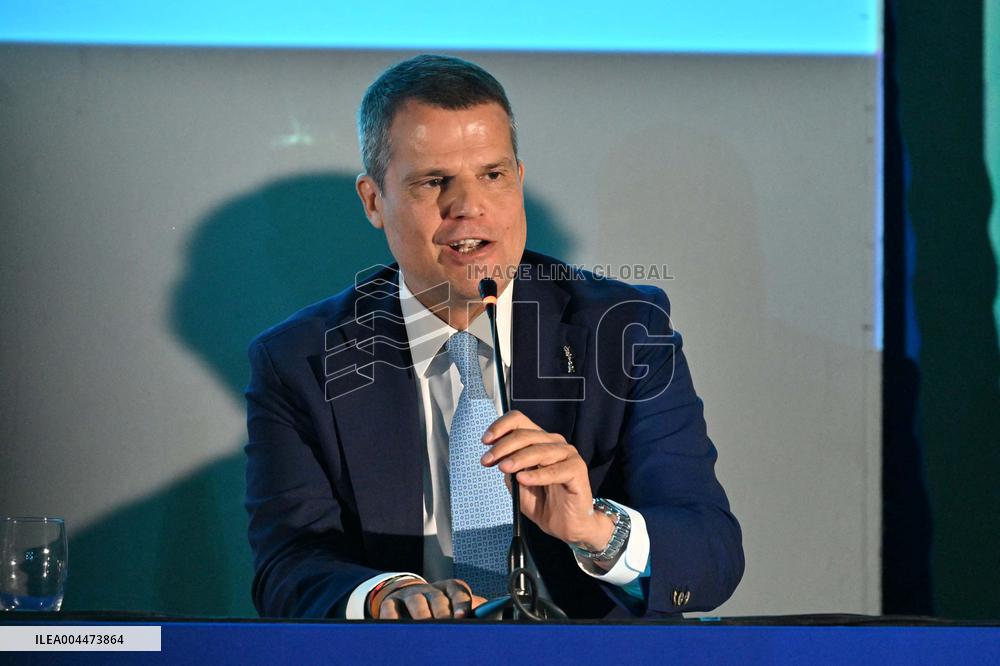 Presentation Of 38th Edition Of Louis Vuitton And America's Cup Trophies - Italy