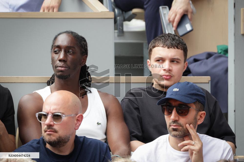 2025 French Open - Celebrities In Stand Day 5 NB