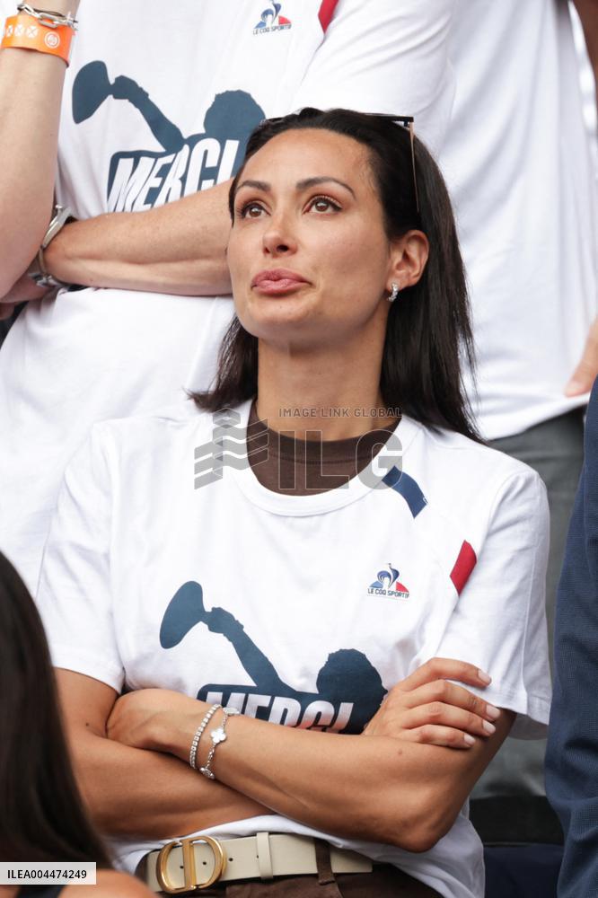 2025 French Open - Celebrities In Stand Day 5 NB