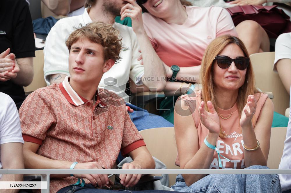2025 French Open - Celebrities In Stand Day 5 NB