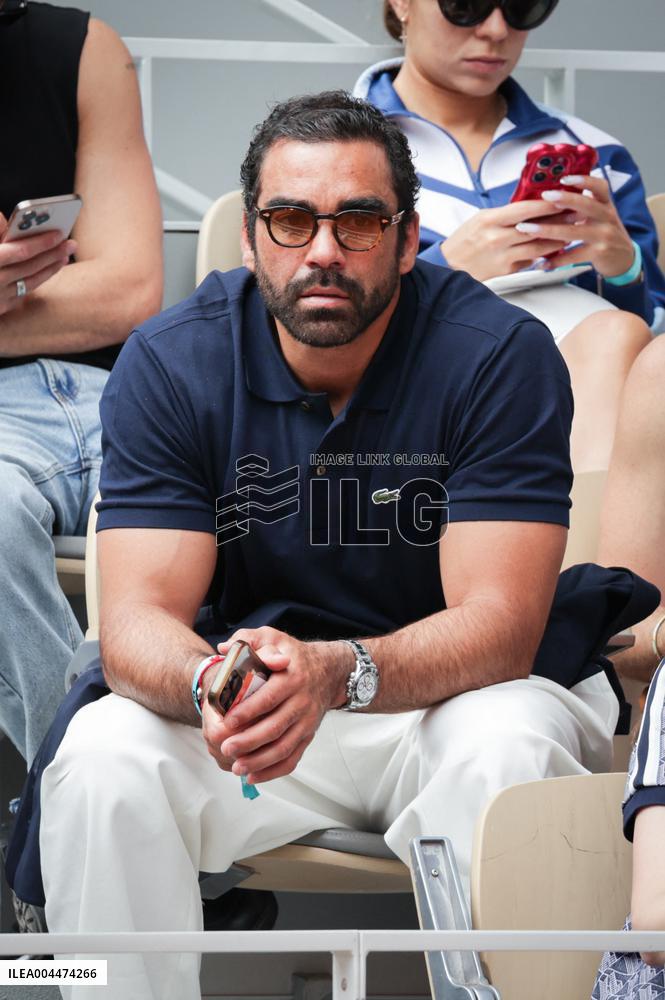 2025 French Open - Celebrities In Stand Day 5 NB