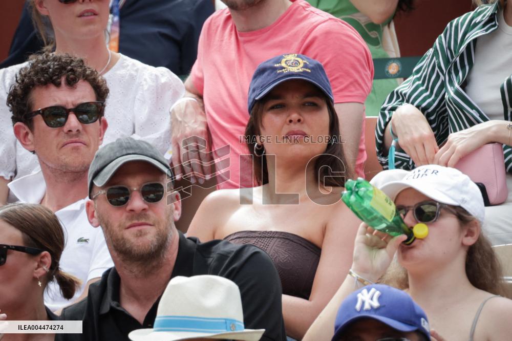 2025 French Open - Celebrities In Stand Day 5 NB