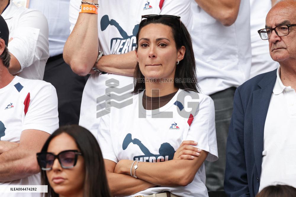 2025 French Open - Celebrities In Stand Day 5 NB