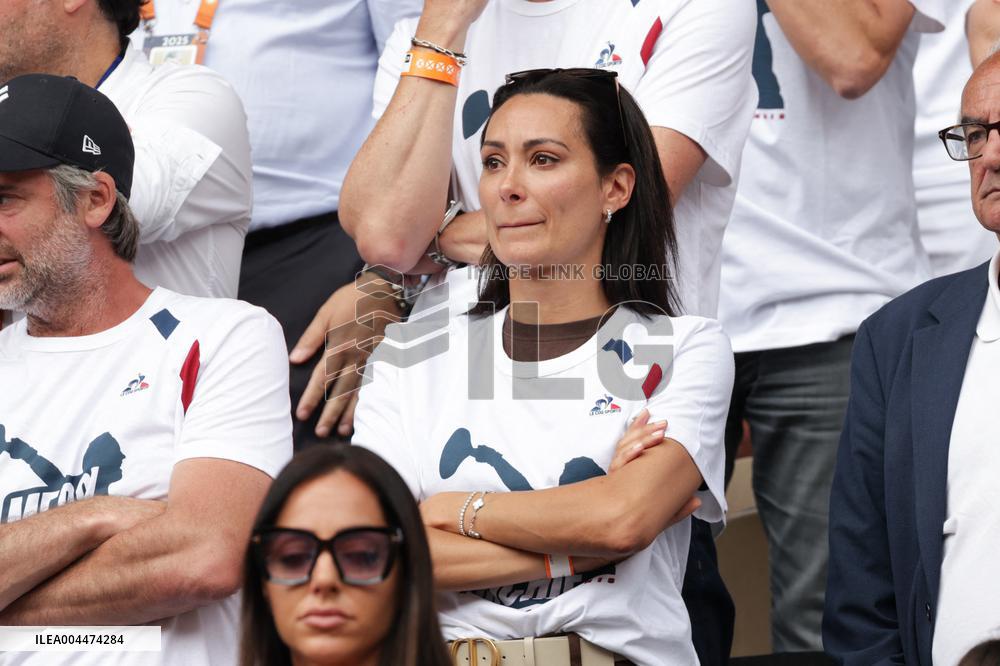 2025 French Open - Celebrities In Stand Day 5 NB