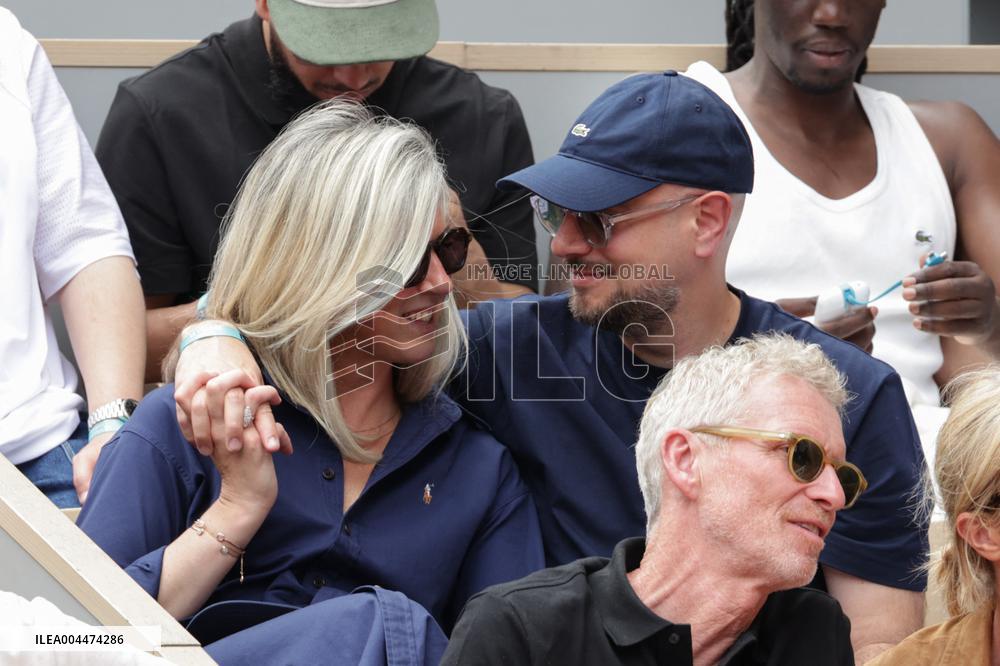 2025 French Open - Celebrities In Stand Day 5 NB