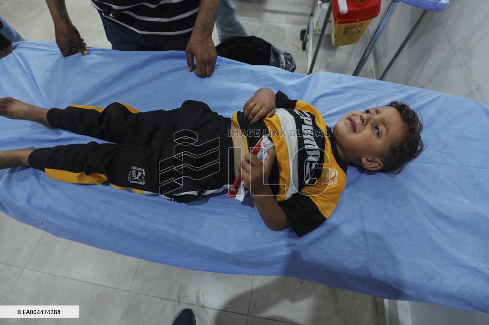 Israel Strikes Nuseirat Refugee Camp - Gaza