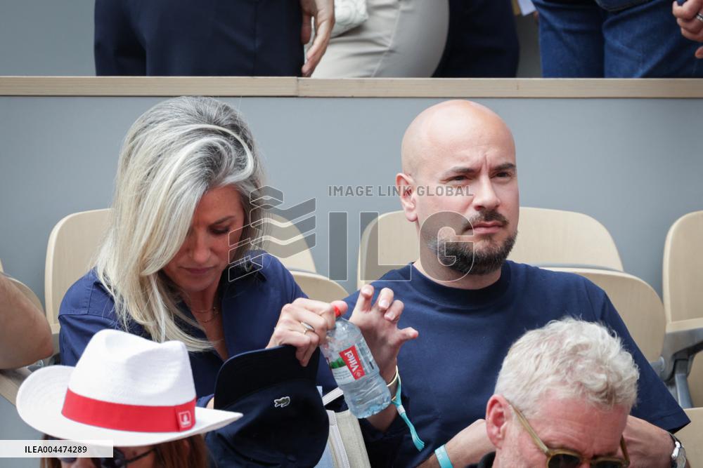 2025 French Open - Celebrities In Stand Day 5 NB