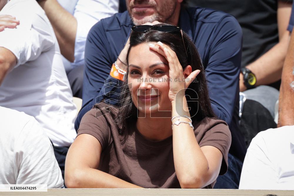 2025 French Open - Celebrities In Stand Day 5 NB