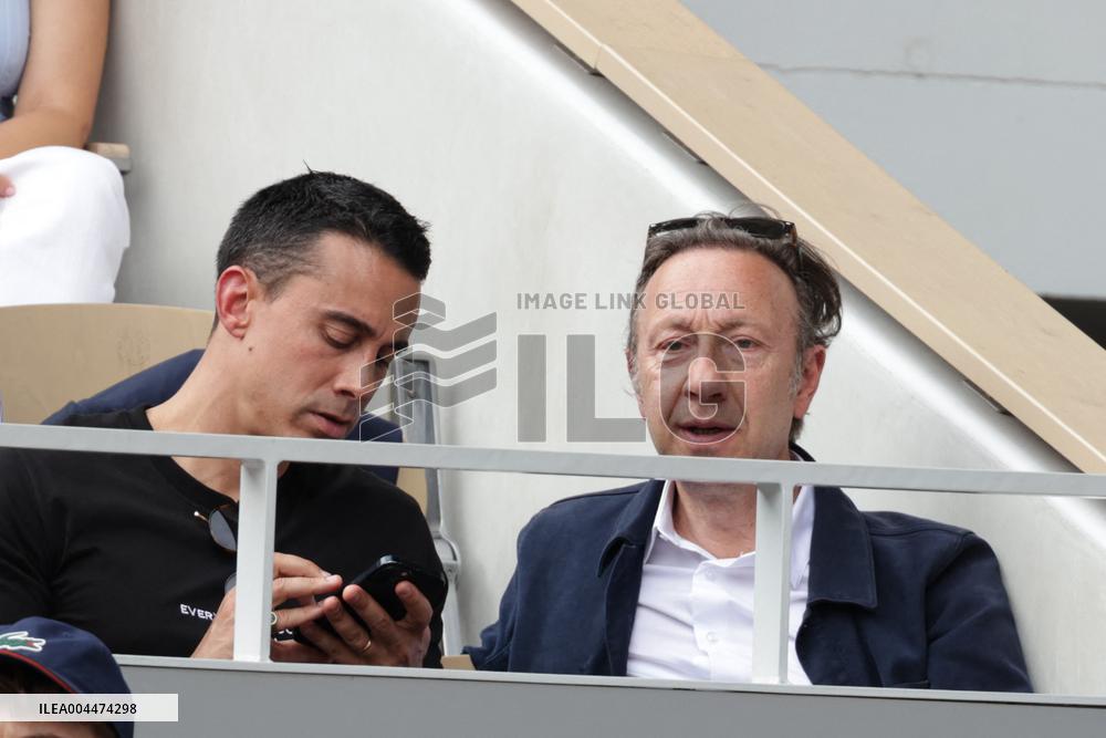 2025 French Open - Celebrities In Stand Day 5 NB