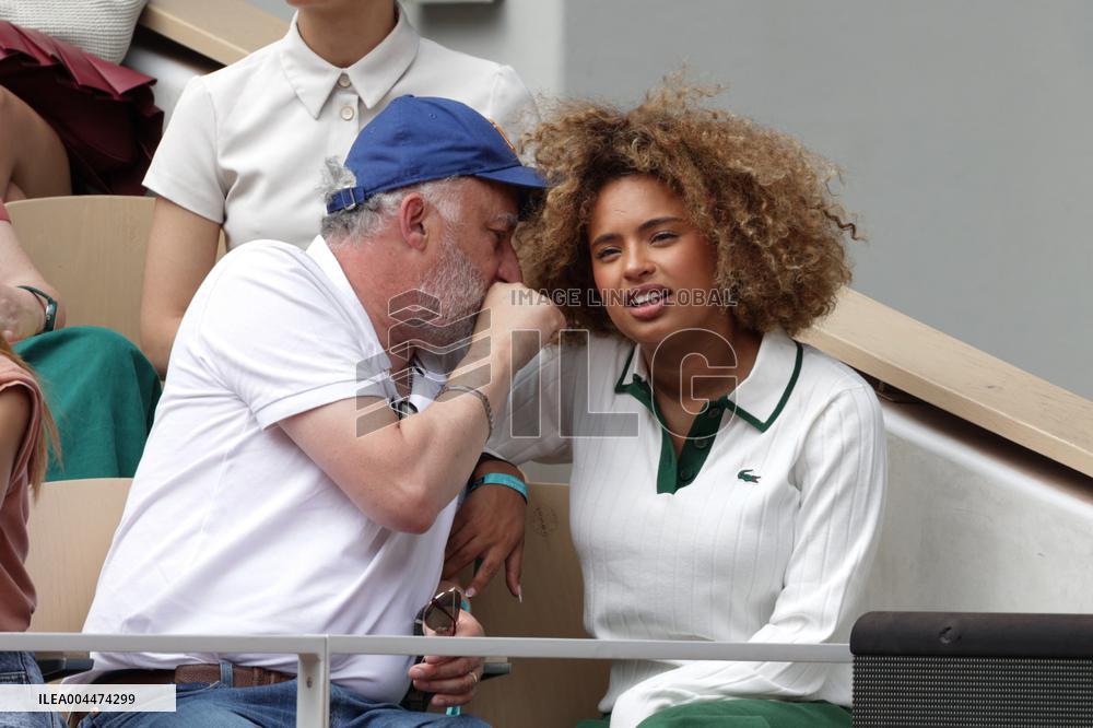 2025 French Open - Celebrities In Stand Day 5 NB
