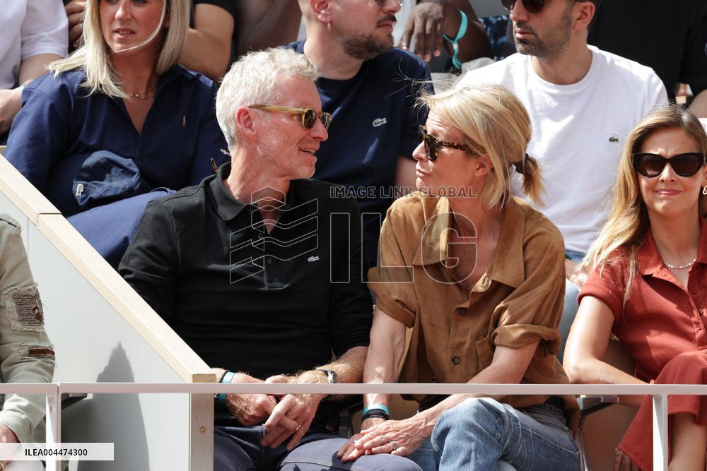 2025 French Open - Celebrities In Stand Day 5 NB