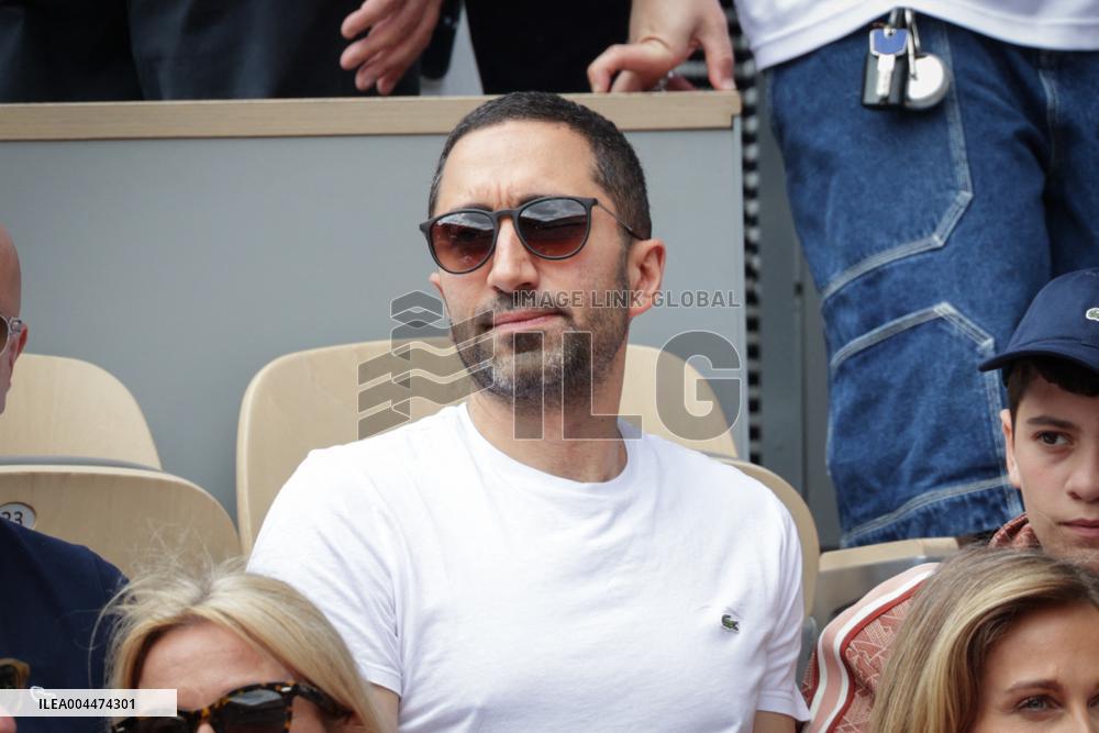 2025 French Open - Celebrities In Stand Day 5 NB