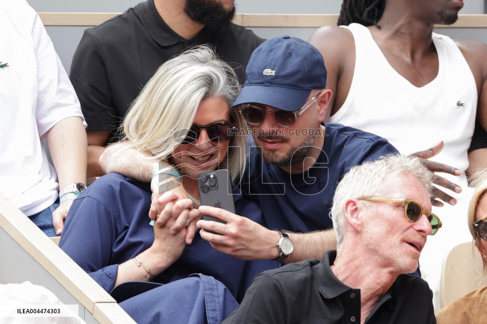 2025 French Open - Celebrities In Stand Day 5 NB