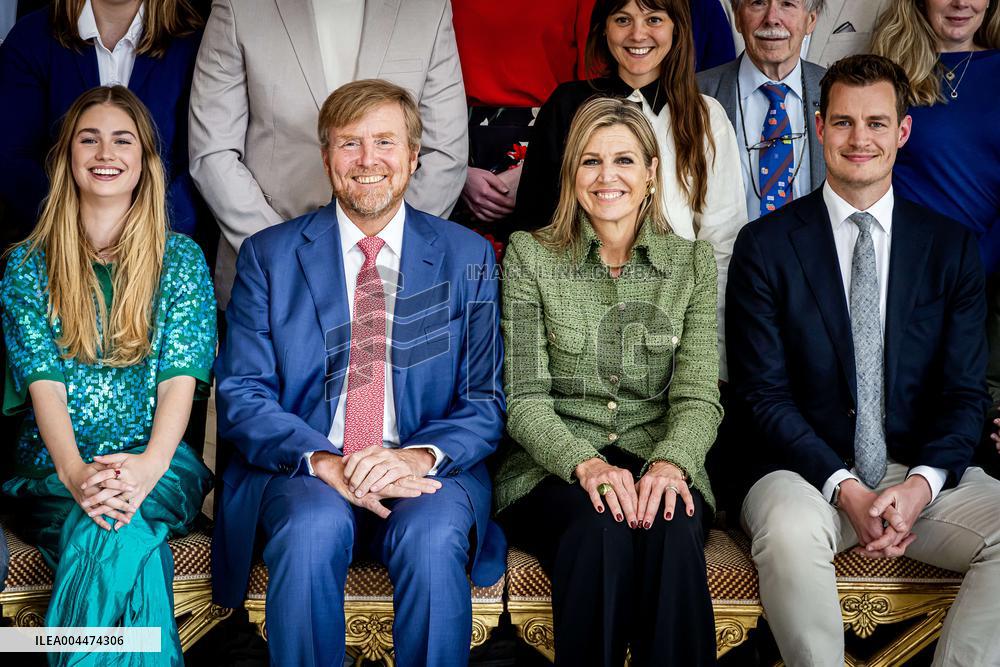 Queen Maxima And King Willem-Alexander At The Uitblinkerslunch - The Hague