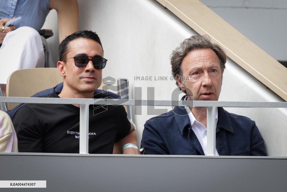 2025 French Open - Celebrities In Stand Day 5 NB