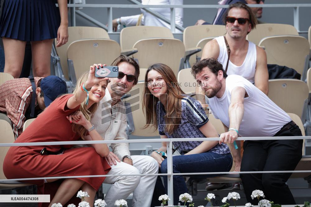 2025 French Open - Celebrities In Stand Day 5 NB