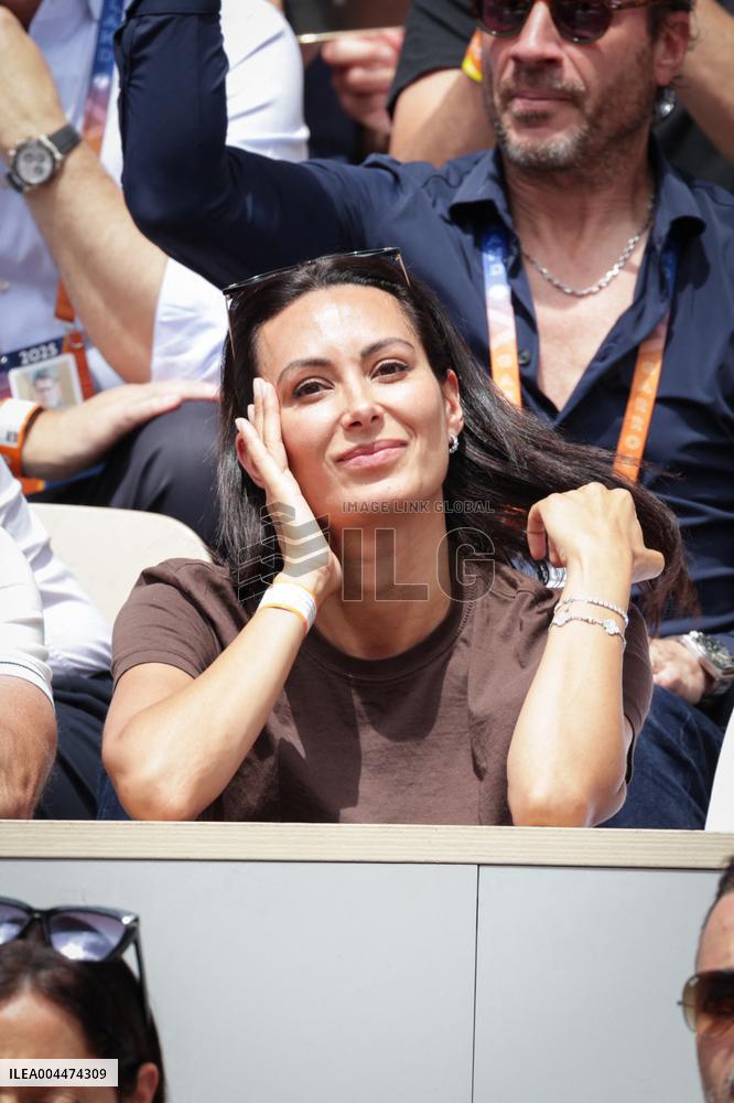 2025 French Open - Celebrities In Stand Day 5 NB