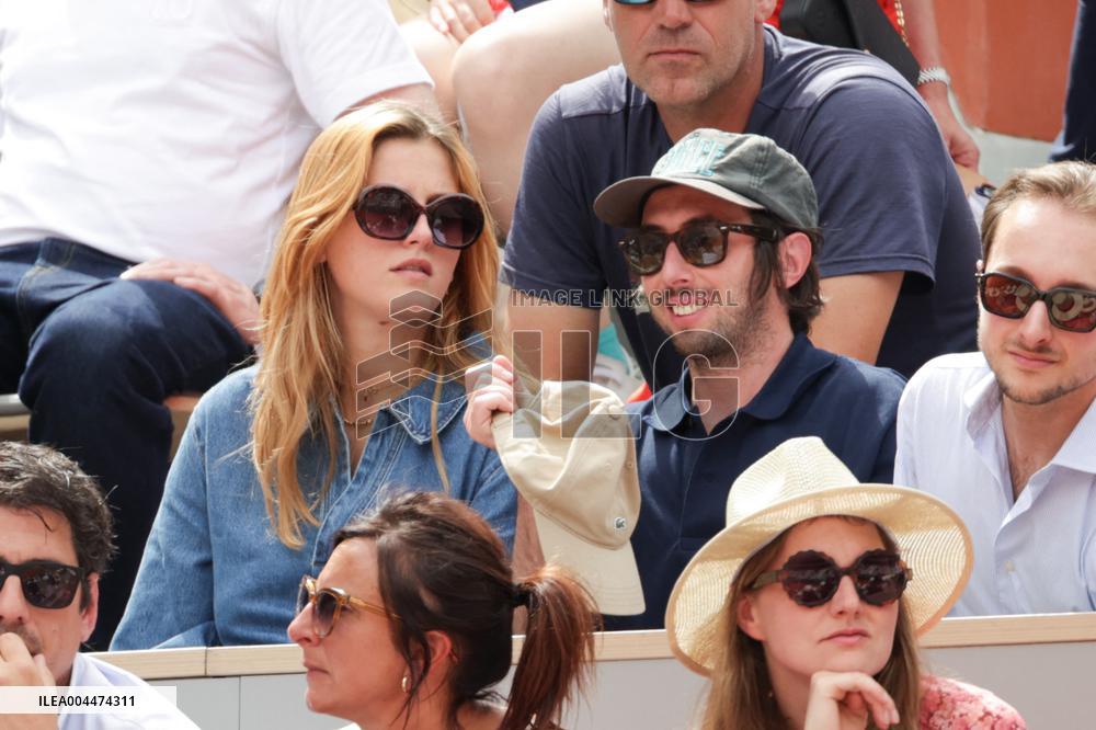 2025 French Open - Celebrities In Stand Day 5 NB