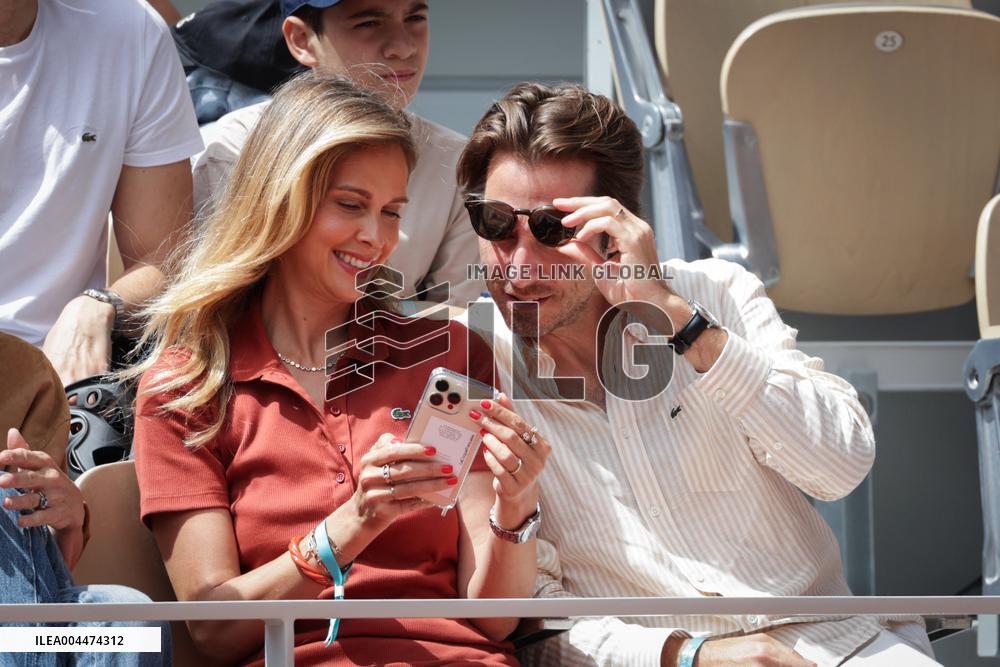 2025 French Open - Celebrities In Stand Day 5 NB