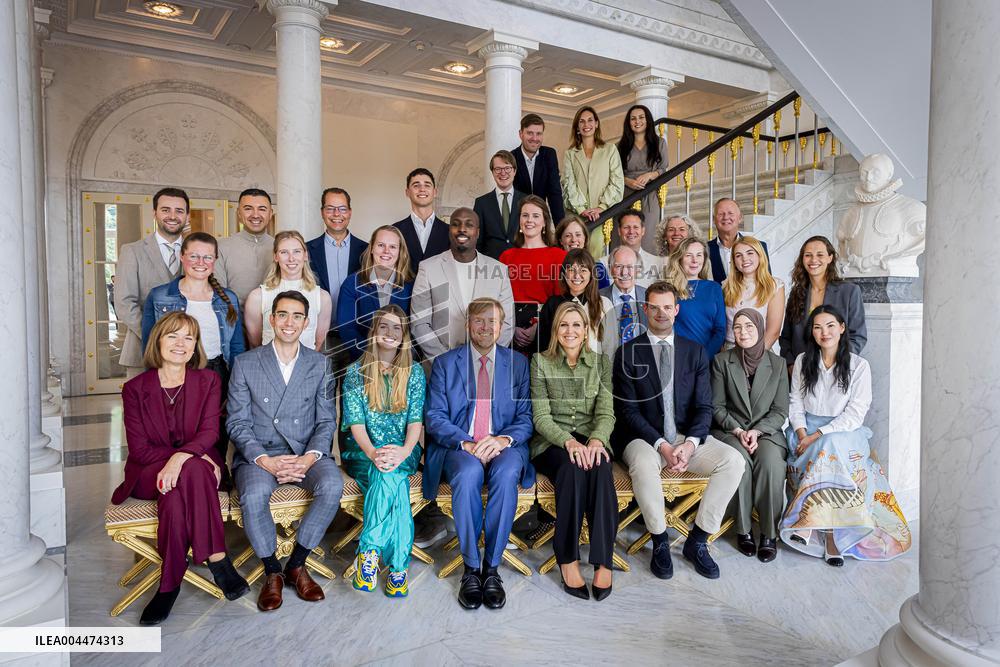 Queen Maxima And King Willem-Alexander At The Uitblinkerslunch - The Hague