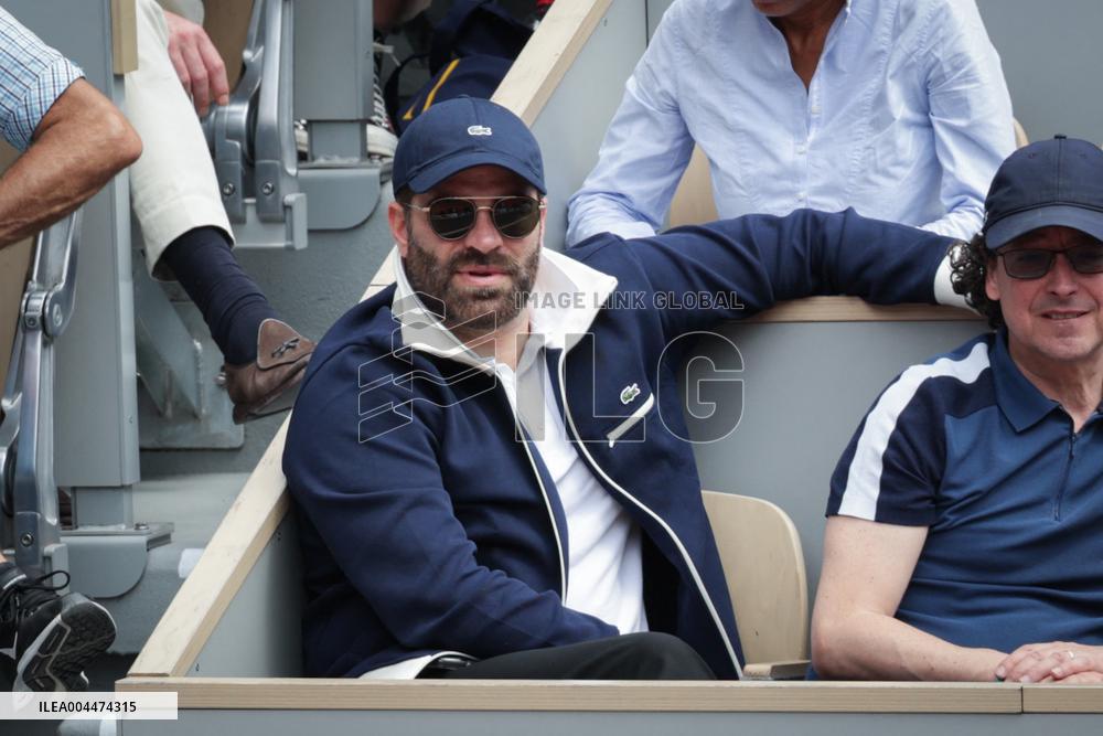 2025 French Open - Celebrities In Stand Day 5 NB