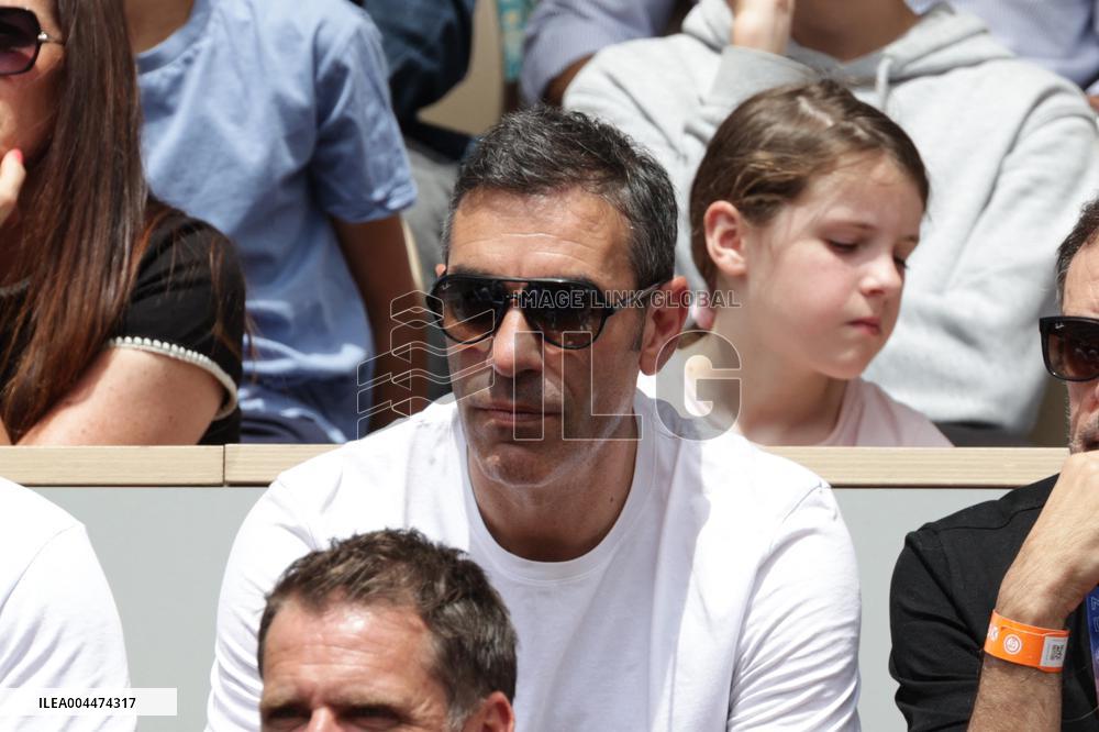 2025 French Open - Celebrities In Stand Day 5 NB