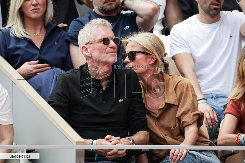 2025 French Open - Celebrities In Stand Day 5 NB