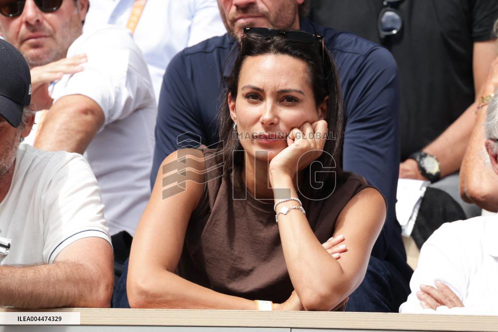 2025 French Open - Celebrities In Stand Day 5 NB