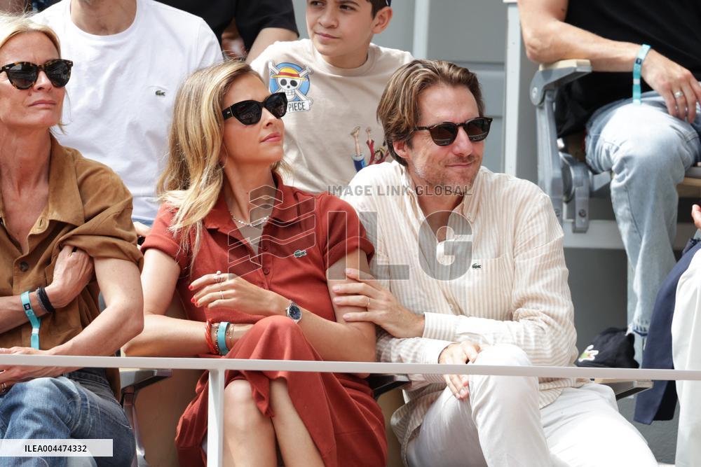 2025 French Open - Celebrities In Stand Day 5 NB