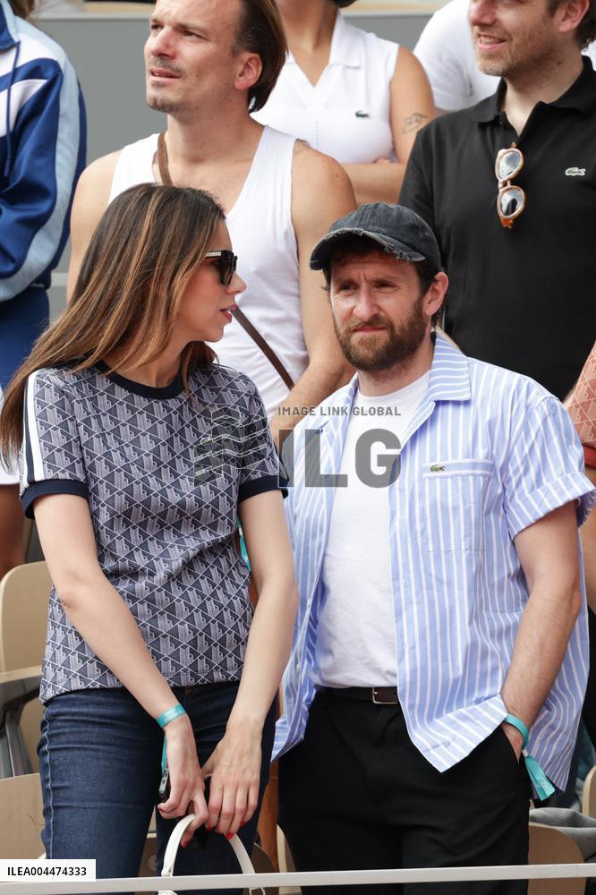 2025 French Open - Celebrities In Stand Day 5 NB