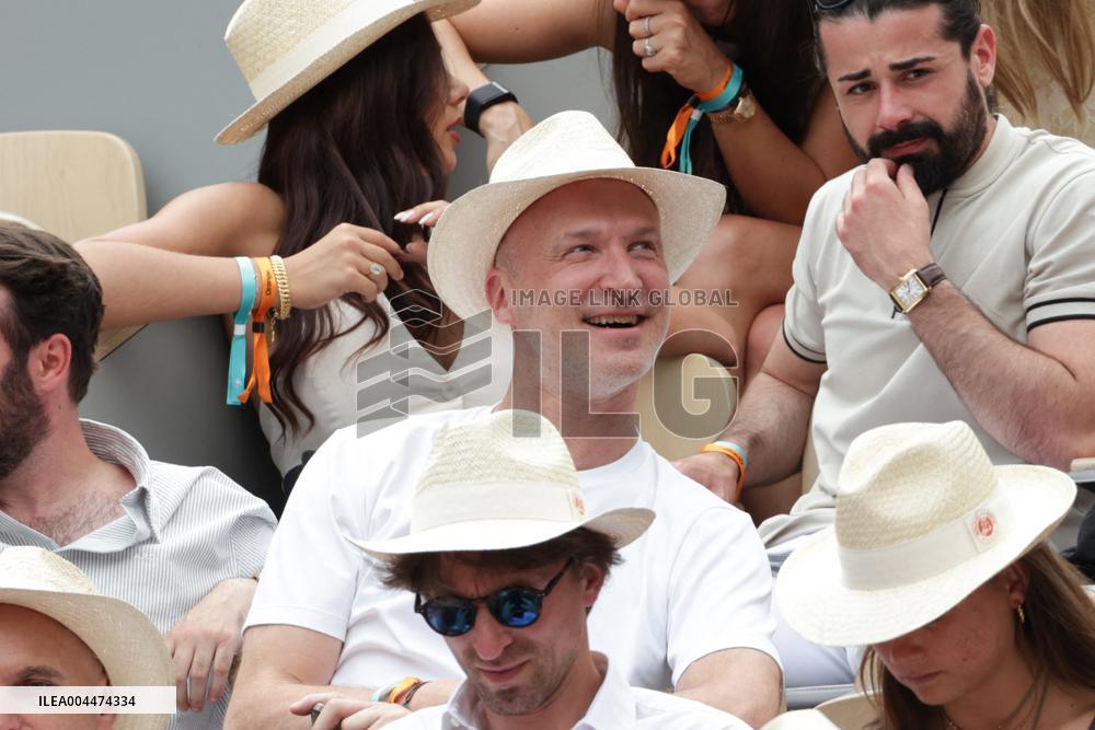 2025 French Open - Celebrities In Stand Day 5 NB