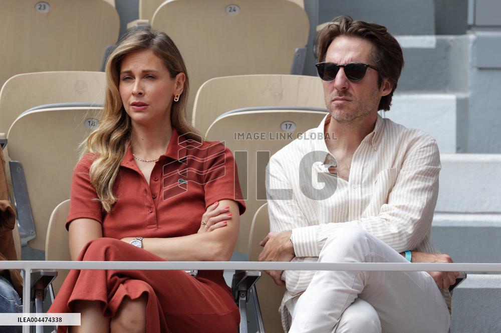 2025 French Open - Celebrities In Stand Day 5 NB