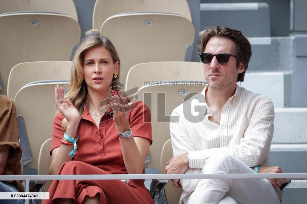 2025 French Open - Celebrities In Stand Day 5 NB