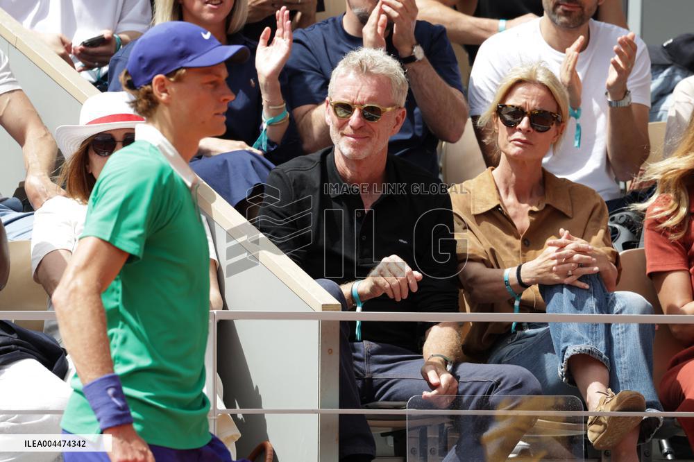 2025 French Open - Celebrities In Stand Day 5 NB