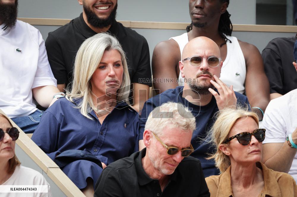 2025 French Open - Celebrities In Stand Day 5 NB