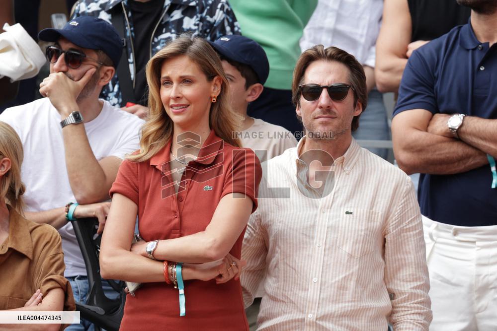 2025 French Open - Celebrities In Stand Day 5 NB