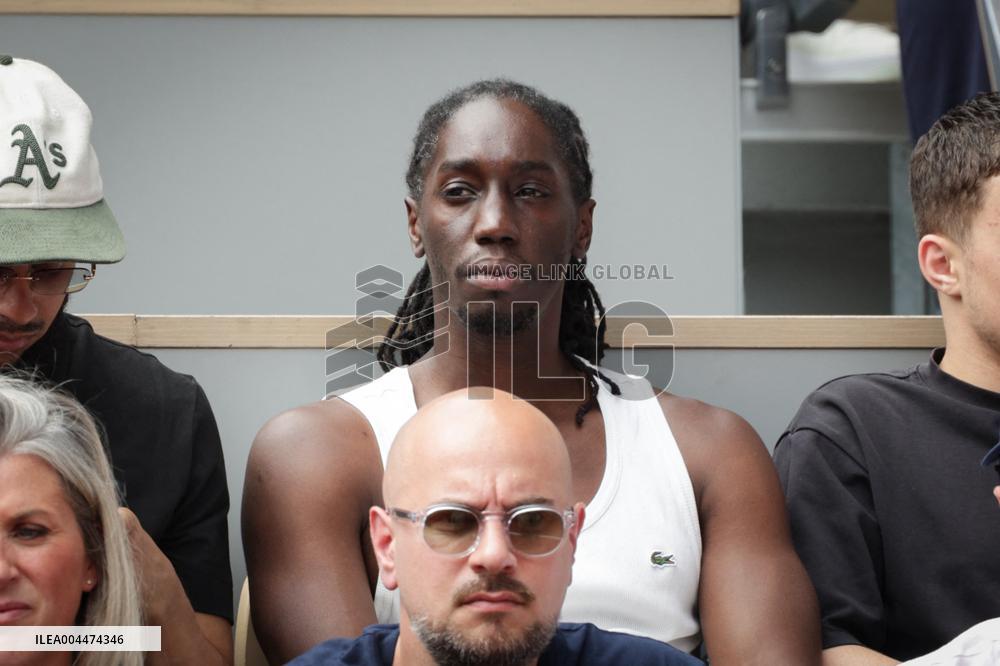 2025 French Open - Celebrities In Stand Day 5 NB