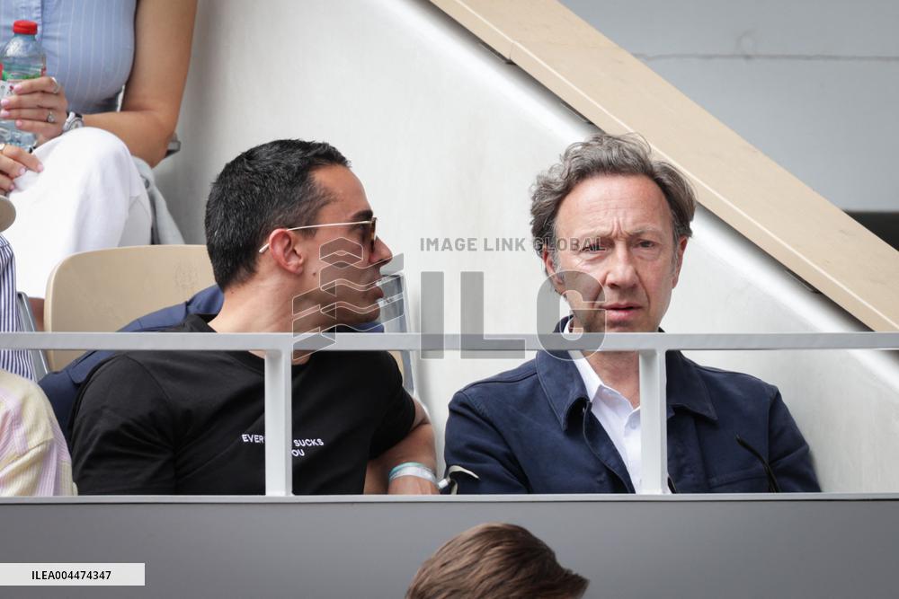 2025 French Open - Celebrities In Stand Day 5 NB