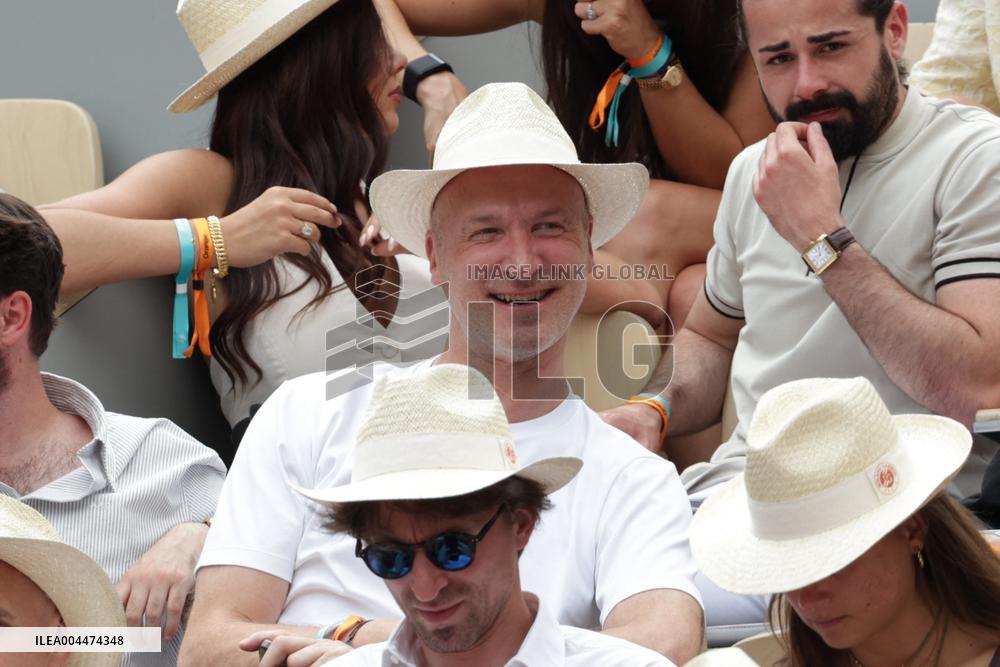 2025 French Open - Celebrities In Stand Day 5 NB