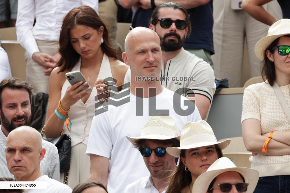 2025 French Open - Celebrities In Stand Day 5 NB