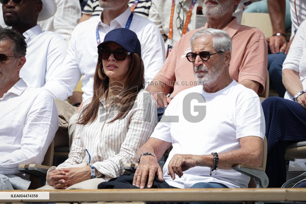 2025 French Open - Celebrities In Stand Day 5 NB