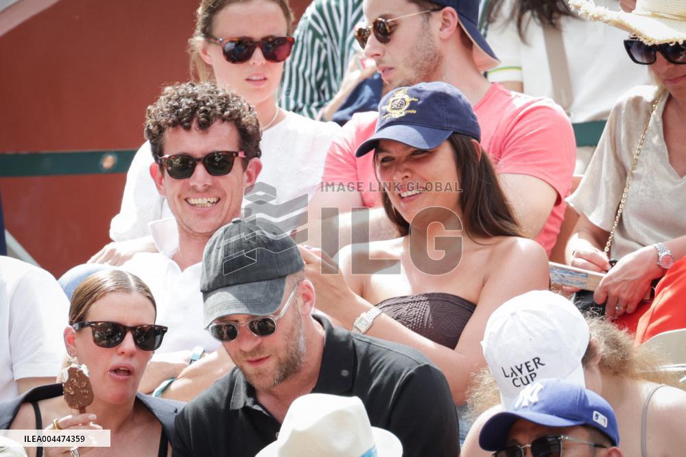 2025 French Open - Celebrities In Stand Day 5 NB